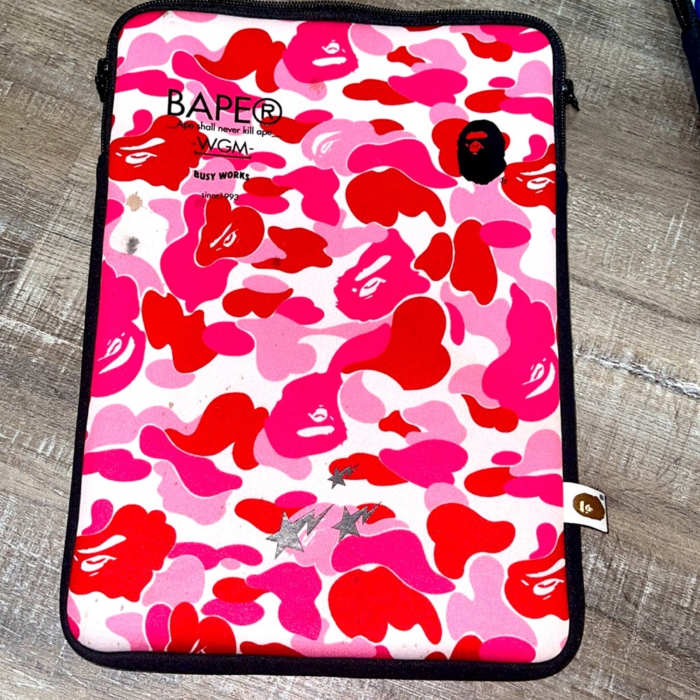 BAPE Authentic!! iPad Pro protector in pink